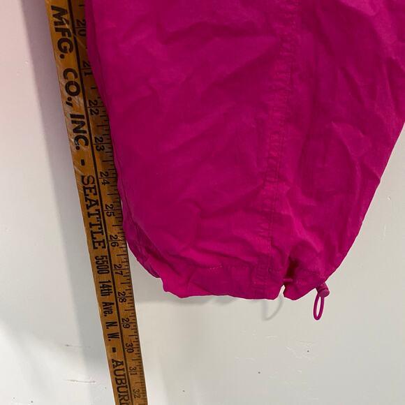 Athleta x Alicia Keys Women's High Waist Utility Pants Magenta Pink 14 Lined - Picture 7 of 9